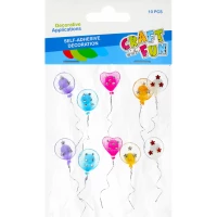 Ilustracja Craft With Fun Ozdoba Dekoracyjna Baloniki Samoprzylepne 480898